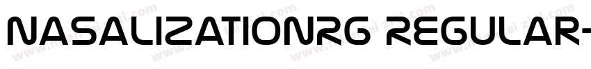 nasalizationRg Regular字体转换